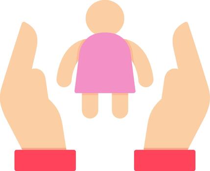 Custody Creative Element for Interface Projects Flat vector