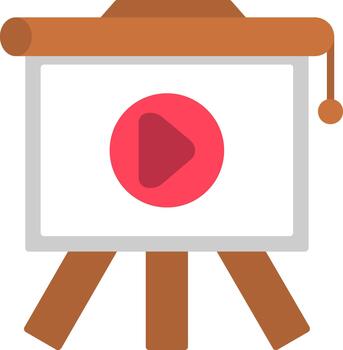 Training Creative Element for Interface Projects Flat vector