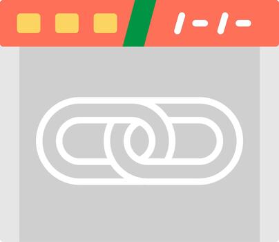 vinculado creativo elemento para interfaz proyectos plano vector