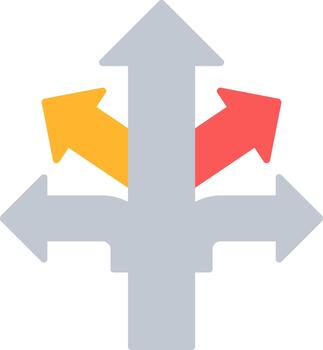 Route Creative Element for Interface Projects Flat vector