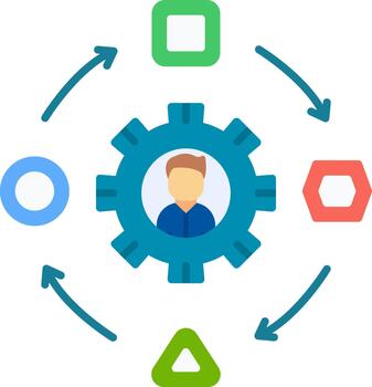 adaptación creativo elemento para interfaz proyectos plano vector