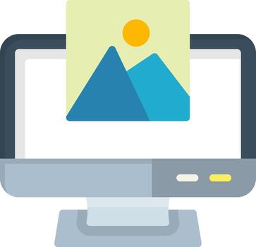 Picture Creative Element for Interface Projects Flat vector