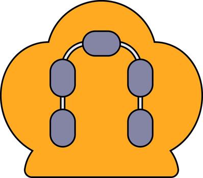 cadena creativo elemento para interfaz proyectos línea lleno vector