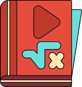 creativo tutorial ilustración para moderno visual comunicación línea lleno vector