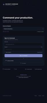 Secure Command Access Screen Interface Design For Technology Security And Digital Platform Projects vector
