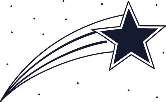 Solid Star Symbol Design. vector