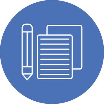 papel creativo elemento para interfaz proyectos línea multi circulo vector