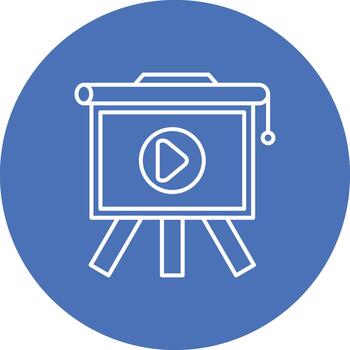 Training Creative Element for Interface Projects Line Multi Circle vector
