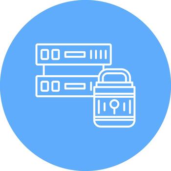 servidor estante hospedaje datos backendmulti circulo vector