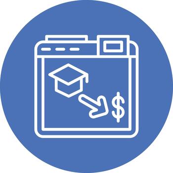matrícula creativo elemento para interfaz proyectos línea multi circulo vector