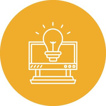 solicitud aplicación software programa plataforma línea multi circulo vector