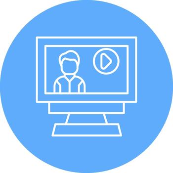 creativo elemento para interfaz proyectos línea multi circulo vector