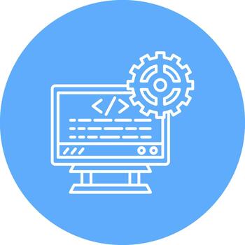 Web Development Creative Element for Interface Projects Line Multi Circle vector