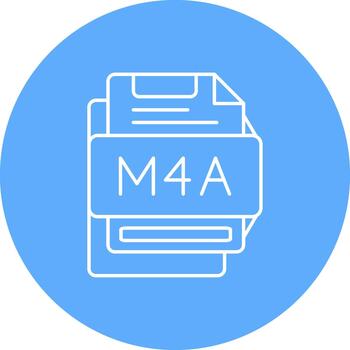 m4a creativo elemento para interfaz proyectos línea multi circulo vector