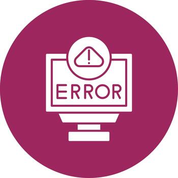 Error Creative Element for Interface Projects Glyph Multi Circle vector