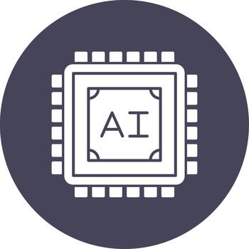 ai artificial inteligencia máquina aprendizaje multi circulo vector
