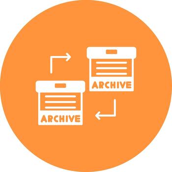 Archive Creative Element for Interface Projects Glyph Multi Circle vector