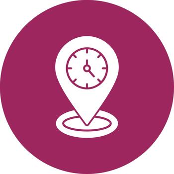 Pin Creative Element for Interface Projects Glyph Multi Circle vector