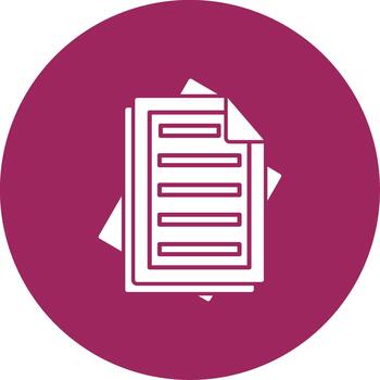 Document Creative Element for Interface Projects Glyph Multi Circle vector