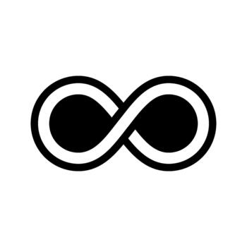 Infinity Continuous Loop Design vector