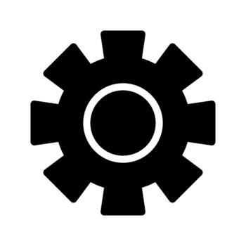 Settings Application Control Preferences vector