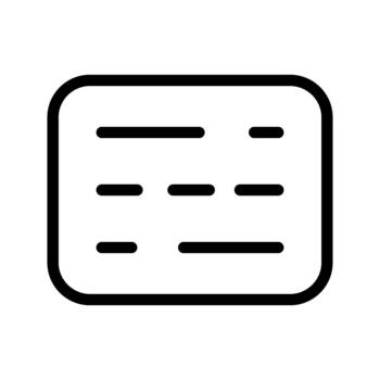 Caption Text Display vector