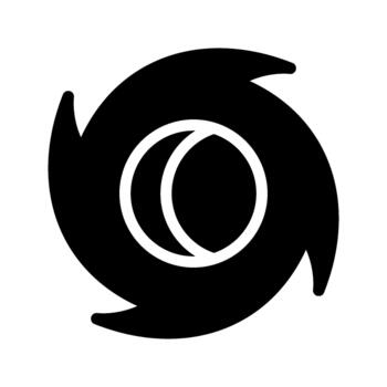 Cyclone Rotating Storm System vector
