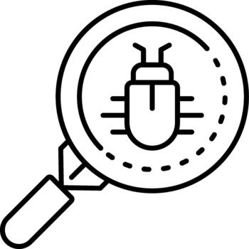 QA Testing Creative Visual Solution for Modern Interface Systems vector