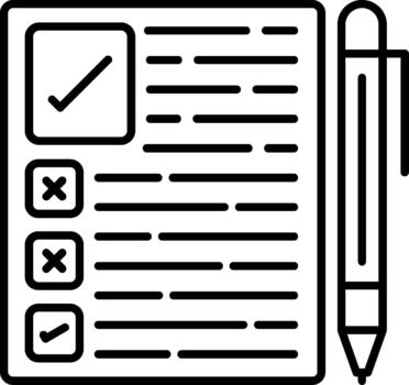 Creative Visual Solution for Modern Interface Systems Featuring Test Plan vector