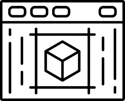 Model Deployment Creative Visual Solution for Modern Interface Systems vector