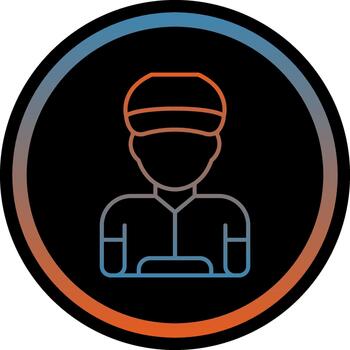 Mechanic Creative Element for Interface Projects Gradient Inverted Circle vector