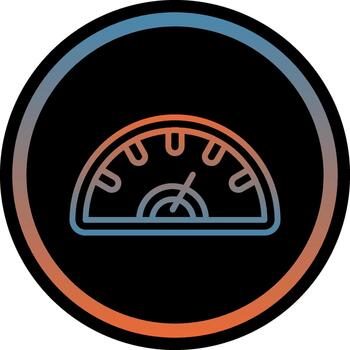 Meter Creative Element for Interface Projects Gradient Circle vector