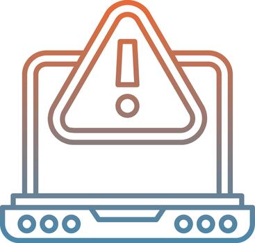 error bug issue fail mistake Gradient Circle vector