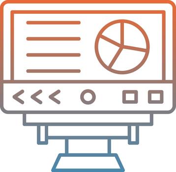 Data Analytics Scalable Artwork for Website Interfaces Gradient Circle vector