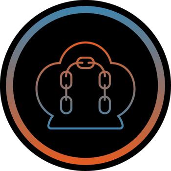 Chain Creative Element for Interface Projects Gradient Circle vector