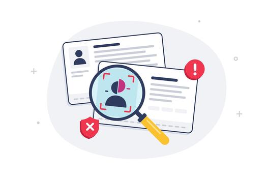 Identity Verification Failed Data Security Error vector