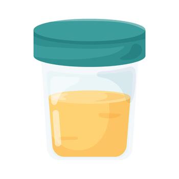 Urine Test Sample vector