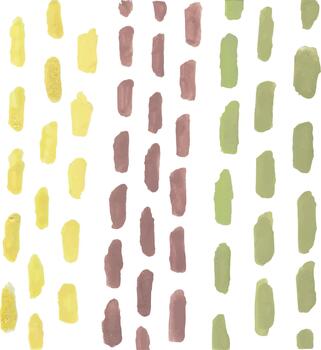 Brush Strokes Elements Set vector