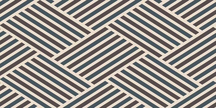 Interlocking Diagonal Stripe Geometric Pattern vector