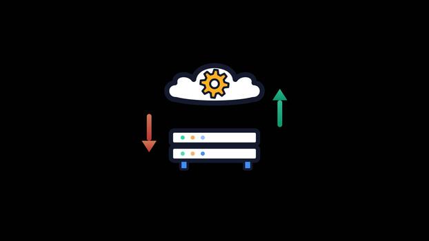 nuvem Informática servidor sincronizar dados transferir conceito video