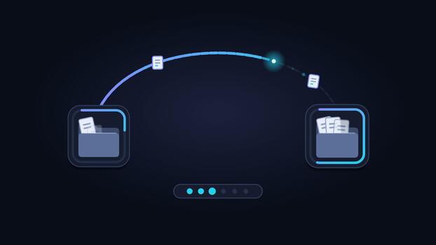 cópia de Arquivo progresso transferir documento interface video