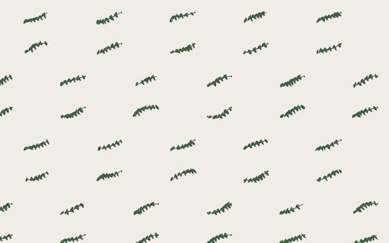 Leaf Vine Half Drop Pattern vector