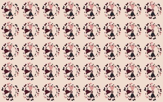 Stepped Fan Deco Repeat Pattern vector