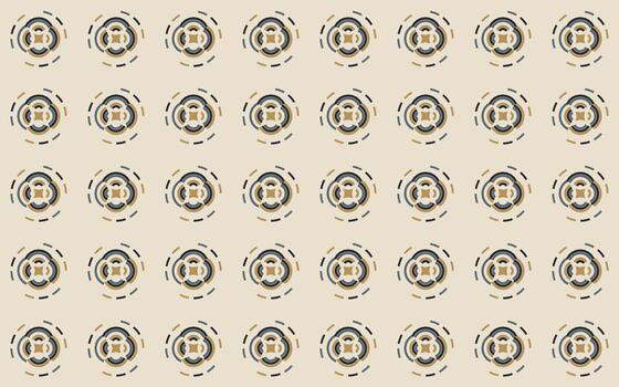 Nested Crest Linear Pattern vector