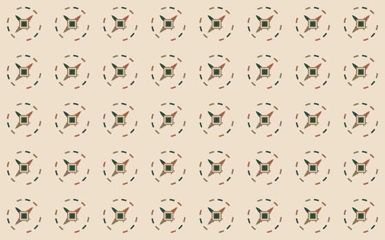 Clover Step Link Pattern vector