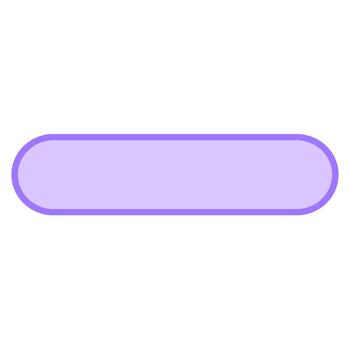 púrpura redondeado rectangular bandera forma vector