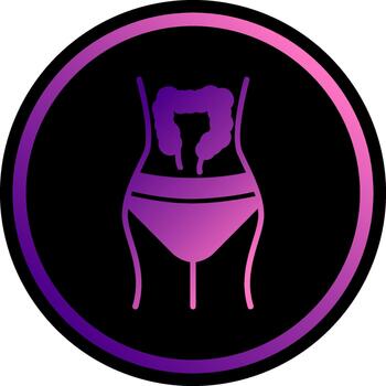 Abdomen Creative Element for Interface Projects Gradient vector