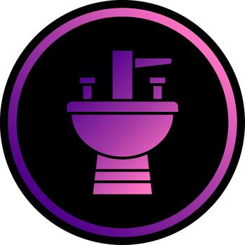 Wash Basin Creative Element for Interface Projects Gradient vector