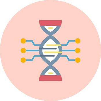 genético creativo elemento para interfaz proyectos multi circulo vector
