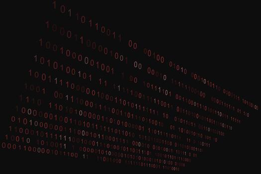 rojo alerta binario datos fluir ciber seguridad antecedentes vector